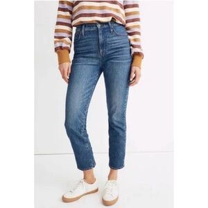 Madewell Blue Straight Leg Jeans